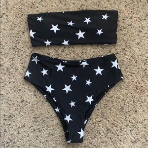 High waisted star bikini